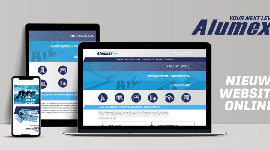 Nieuwe website van Alumexx Group is online!
